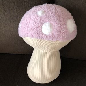 Cupcakes and Cashmere Lavender Mushroom Throw Pillow